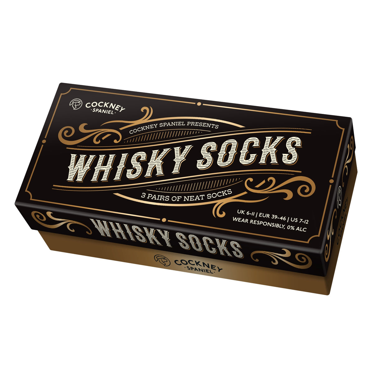 Whisky Socken in 39-46 (3 Paare)