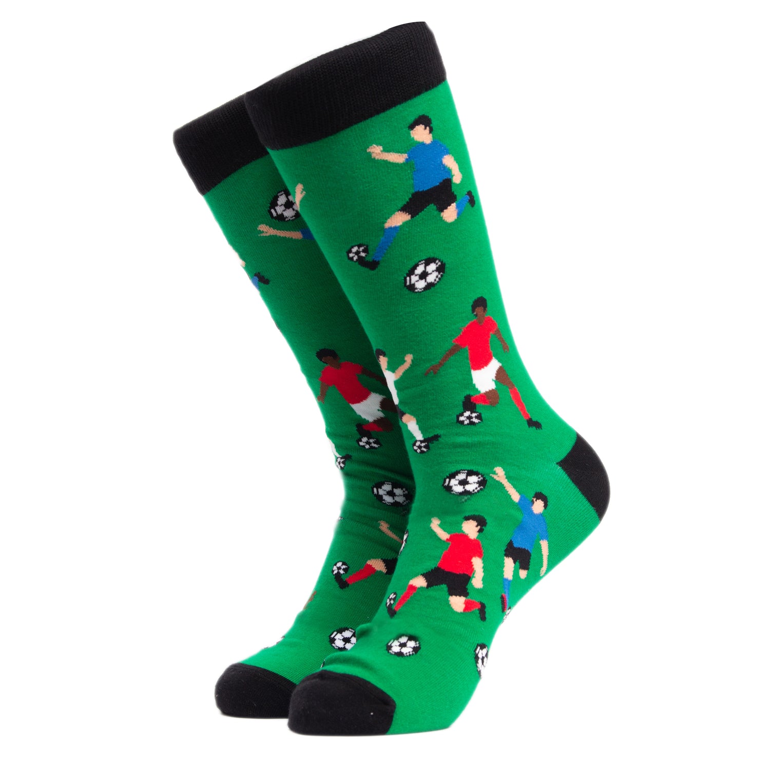 NJCXOLA Devon Fußball-Fan Socken – 1 Paar, Lange Sport Socken Aus Baumwolle, Größe 37-45