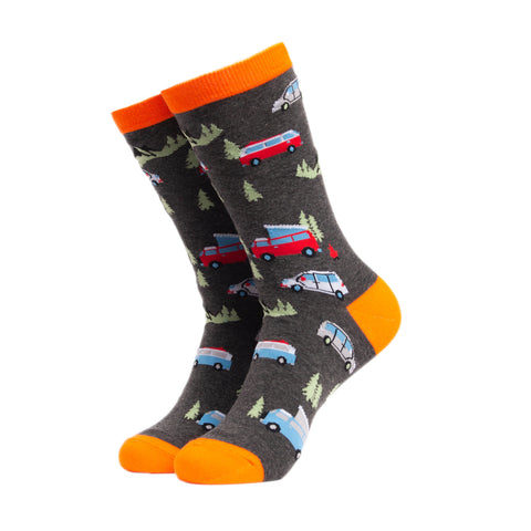 Van Life Camping Soctopus Socken in 37-42 im Paar