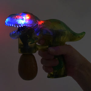 T-Rex Seifenblasenpistole mit Licht, Sound und Seifenlauge
