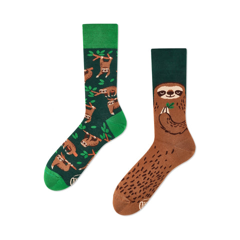 Sloth Life Many Mornings Socken mit Faultieren in 35-38 im Paar