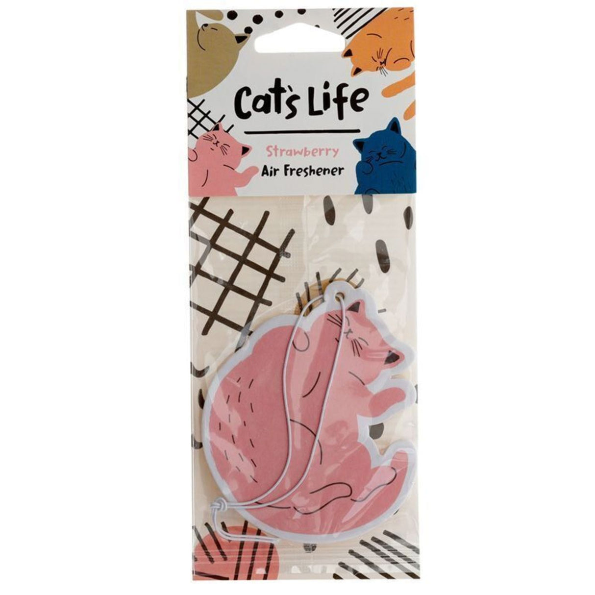Katze Lufterfrischer mit Erdbeerduft  Jetzt kaufen und duften! –