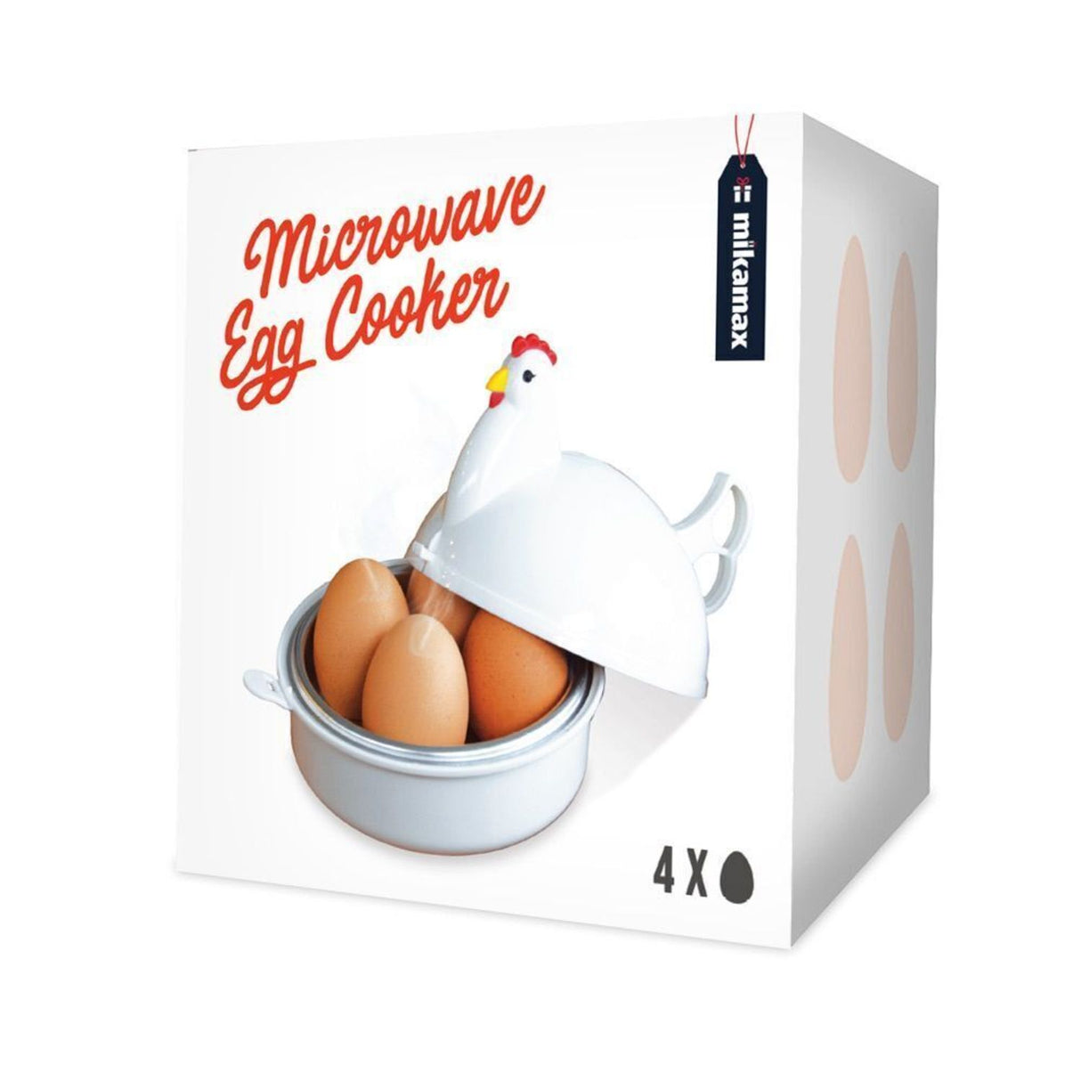 Mikrowellen Huhn Eierkocher für vier Eier
