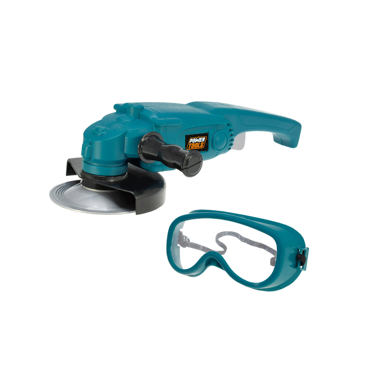 Schleifmaschine Spielzeug mit Schutzbrille