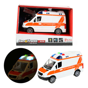 Rettungswagen Modellauto mit Licht und Ton