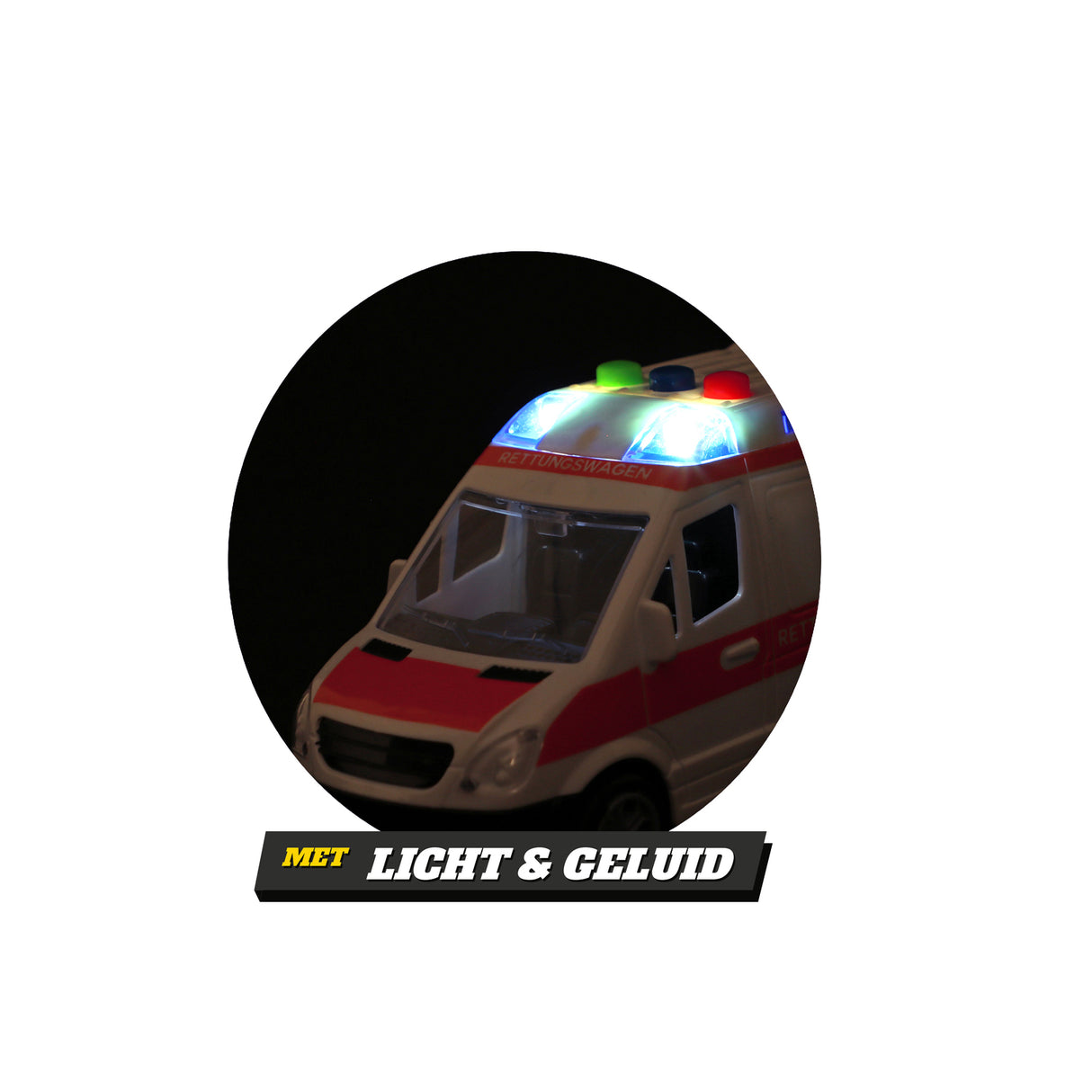 Rettungswagen Modellauto mit Licht und Ton