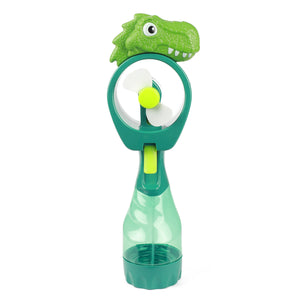 Dinosaurier Handventilator mit Sprühflasche