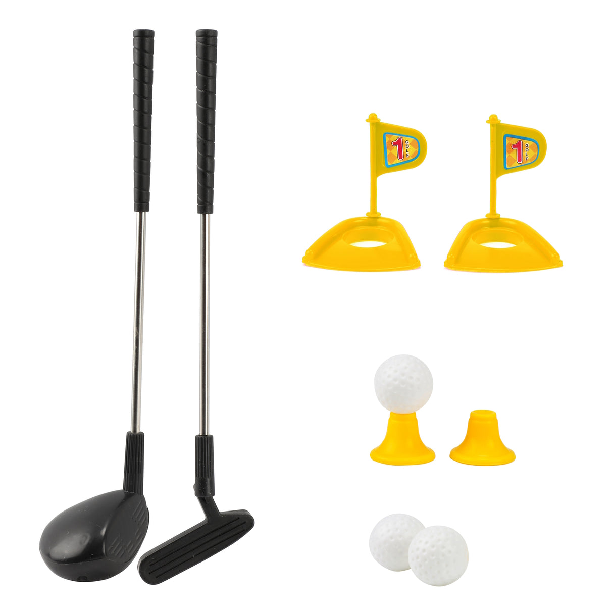Mini Golf-Set Spielzeug mit Schlägern und Bällen