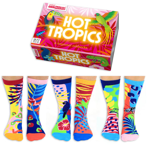 Hot Tropics Oddsocks Socken in 37-42 im 6er Set