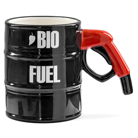 Bio Kraftstoff Fass Kaffeebecher mit Zapfhahn Griff