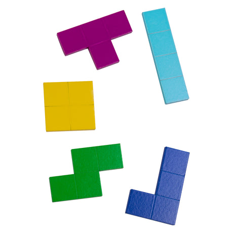 Tetris Denksportaufgabe Puzzle aus Holz