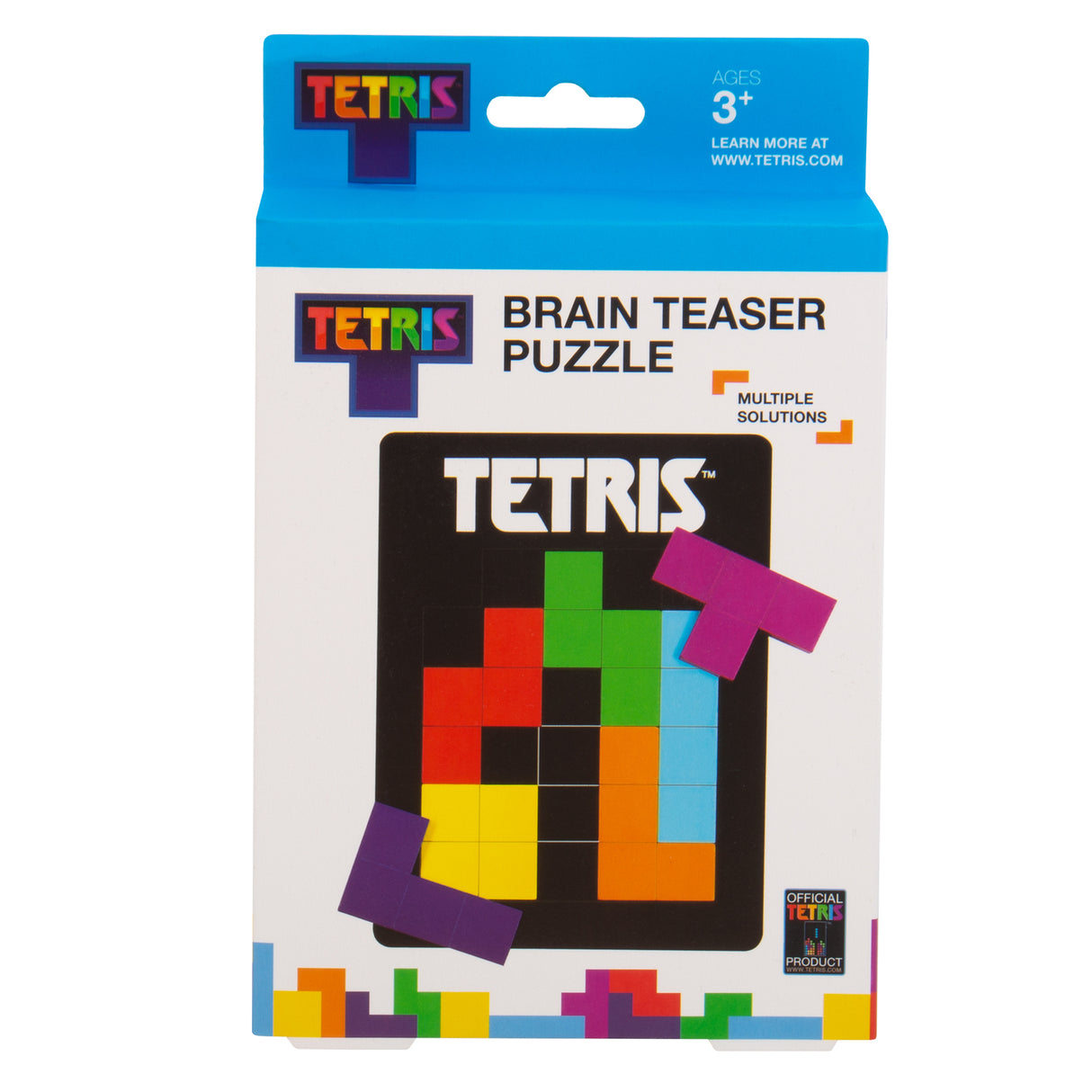 Tetris Denksportaufgabe Puzzle aus Holz