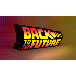 Zurück in die Zukunft Logo Dekolampe