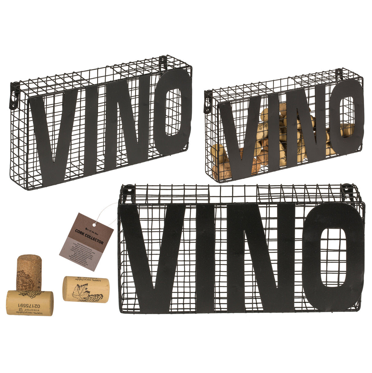 Vino Weinkorkensammler Dekoartikel aus Metall