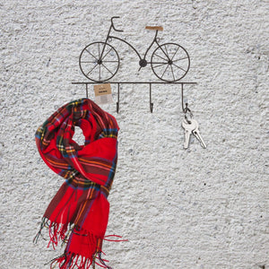 garderobe fahrradlenker Fahrrad Garderobe mit 4 Haken