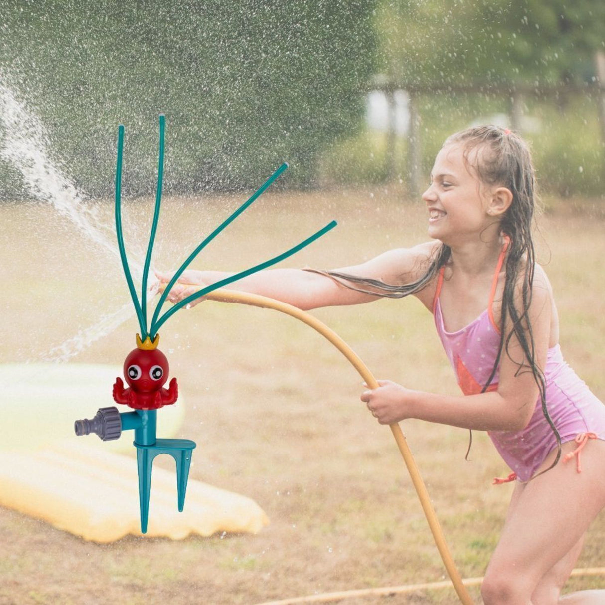 Oktopus Wassersprinkler Gartenspielzeug