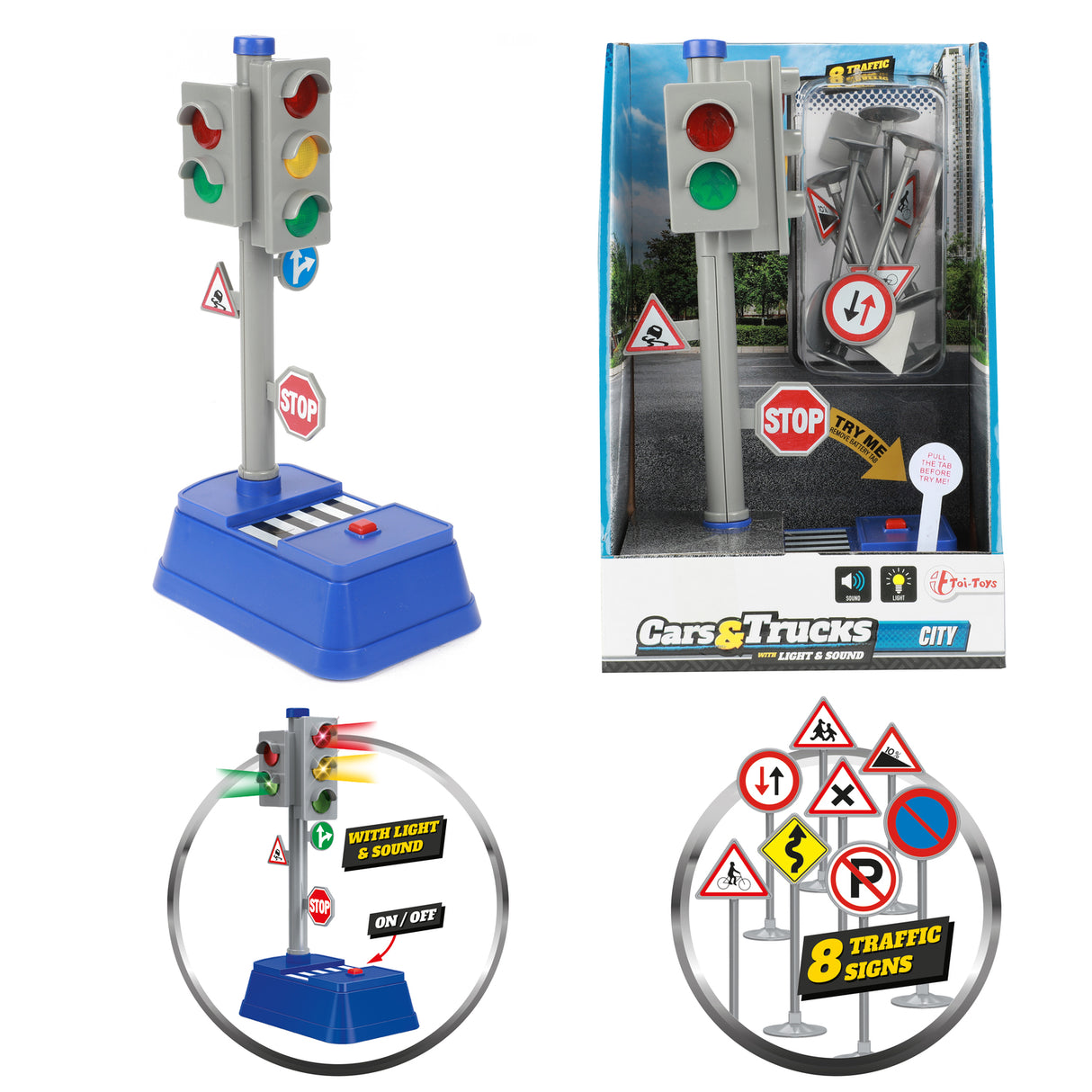 Ampel und Verkehrsschilder Spielzeug mit Licht und Sound - Jetzt kaufen und  spielen! –