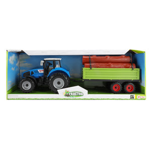 Traktor und Anhänger Spielzeug mit Friktionsmotor