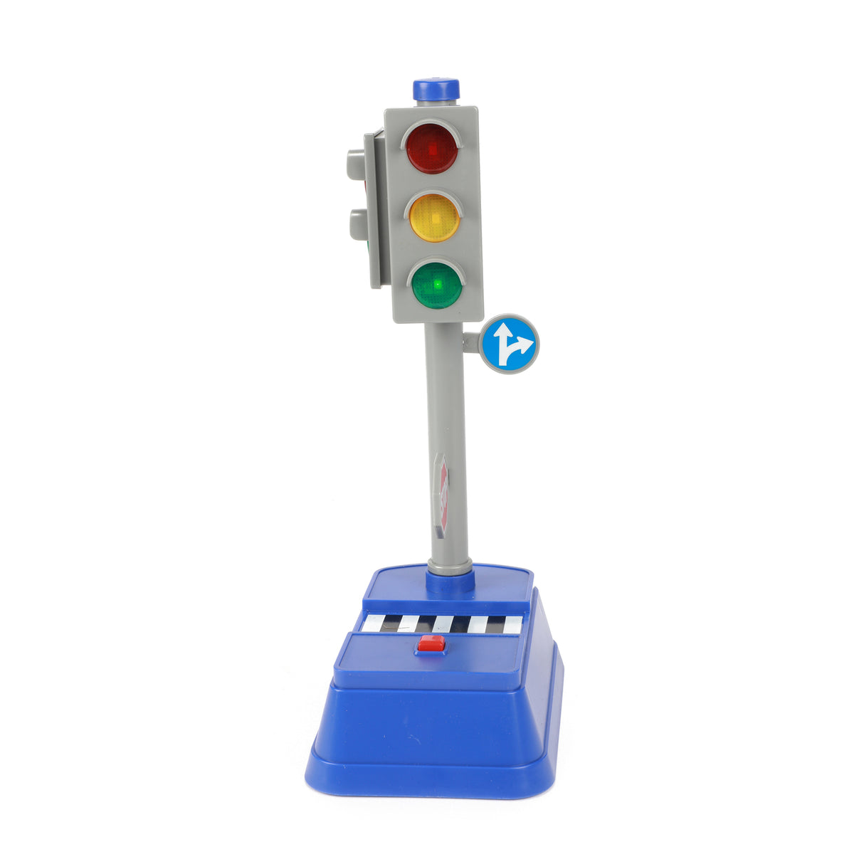 Trendario Kinder Verkehrsschilder Spielzeug, 7-teiliges Verkehrszeichen  Set, Straßenschilder Spielzeug und Ampel mit Lichtfunktion