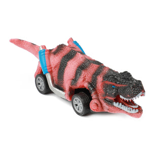 Dinosaurier Spielzeugautos mit Rückzugmotor im 4er Set