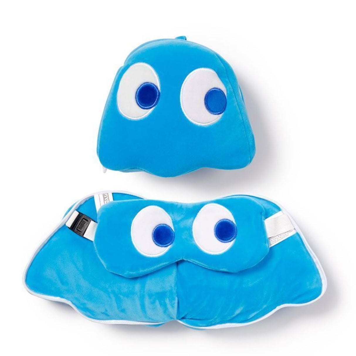 Pac-Man Ghost Reisekissen mit Augenmaske