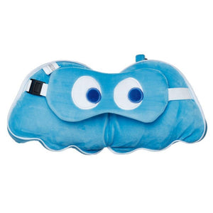 Pac-Man Ghost Reisekissen mit Augenmaske