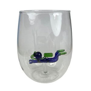 Taucher Trinkglas aus mundgeblasenem Glas