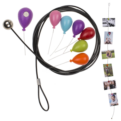 Luftballon Fotodraht mit ca. 150cm Länge und 6 Magneten