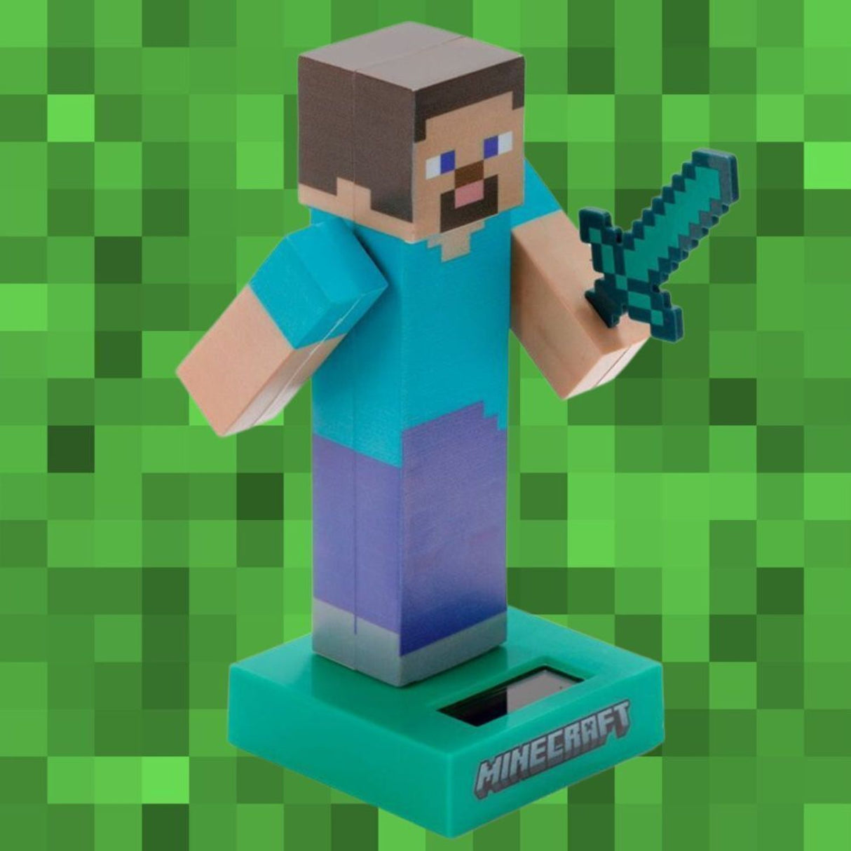 Minecraft Steve Solarfigur - Offiziell lizenziertes Geschenk für Gamer -  Jetzt kaufen! –