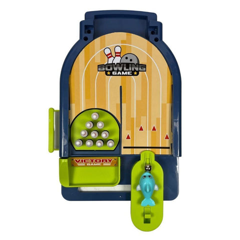 Mini Tisch Bowling Spielzeug mit 10 Pins und Bällen