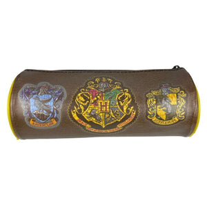 Harry Potter Federmappe mit den Logos der 4 Häuser