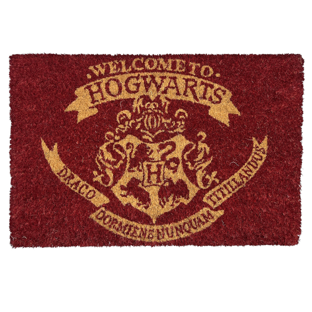 Harry Potter Welcome to Hogwarts Logo Fußmatte