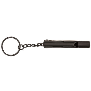 Notfall-Pfeife Schlüsselanhänger in silber oder grau