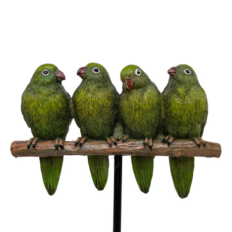 Vogelstange Schmuckständer in grün