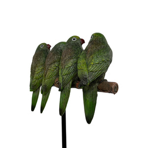 Vogelstange Schmuckständer in grün