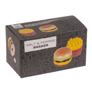 Burger & Pommes Salz- und Pfefferstreuer Set aus Keramik