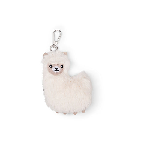 Lama Schlüsselanhänger zum Kuscheln mit Karabinerhaken