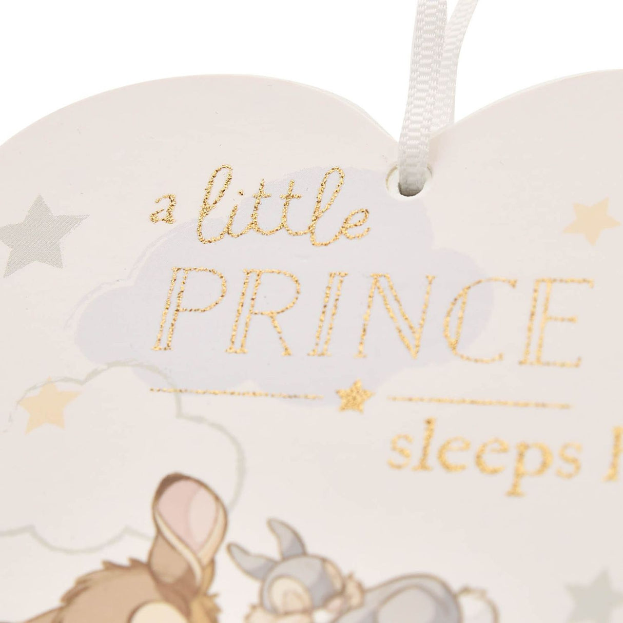 Disney Bambi - Hier schläft ein kleiner Prinz Türhänger in Herzform