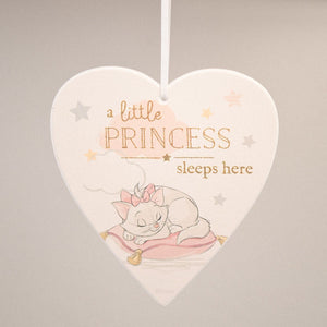 Disney Aristocats - Hier schläft eine kleine Prinzessin Türhänger in Herzform