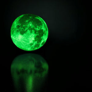 Leuchtsticker Mond Wandsticker Glow in the Dark Leuchtaufkleber