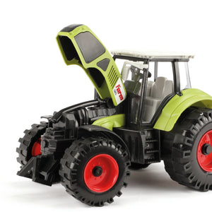 Spielzeugtraktor mit Anhänger Traktormodellfahrzeug mit Friktionsmotor