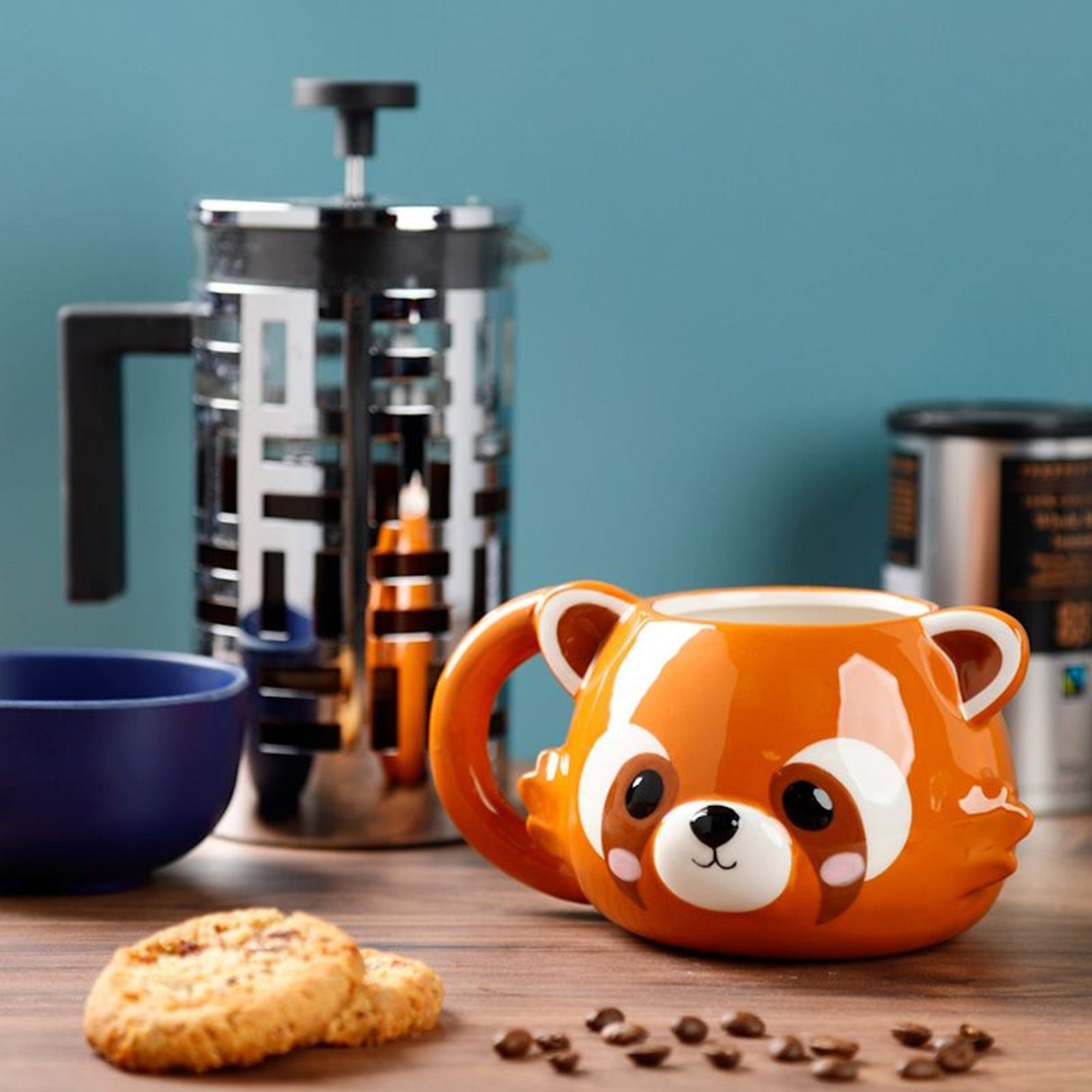 Kindertasse Roter Panda Kaffeebecher Tasse aus Keramik