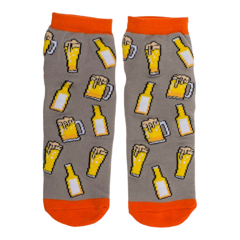 Socken Bier Geschenk für Männer Bierstrumpf mit ABS-Sohle in 36-45