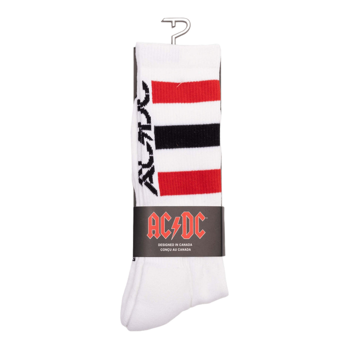 Socken AC/DC High Voltage Fanartikel Strümpfe in weiß in 43-47 im Paar
