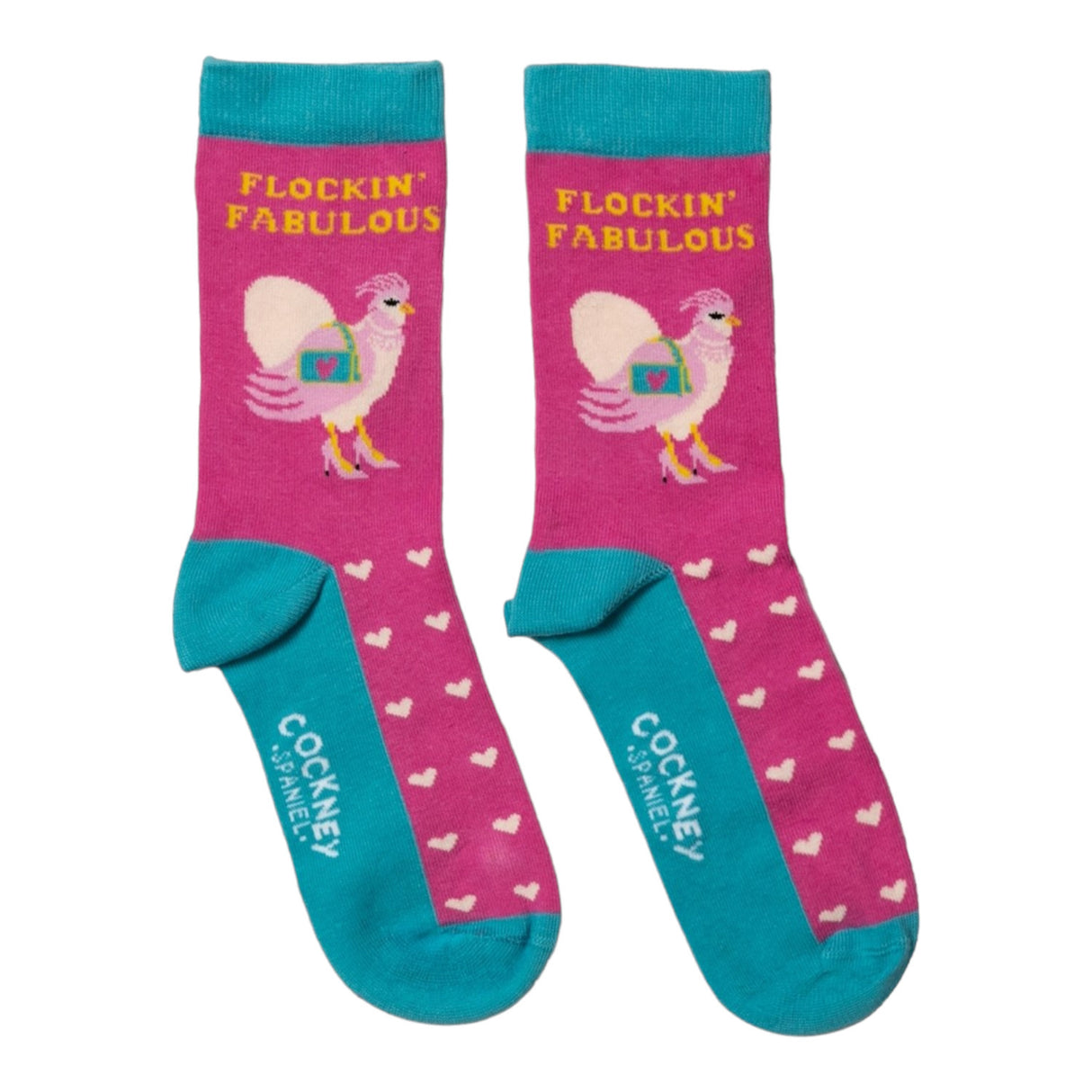 Hot Chick Socken Geburtstagsgeschenk für beste Freundin Huhn Strumpf in 37-42 (3 Paare)
