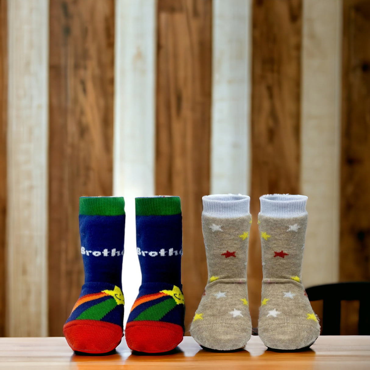 Bester Bruder Cucamelon Socken Kindersocken für 2-4-Jährige mit Geschenkverpackung (5 Paare)