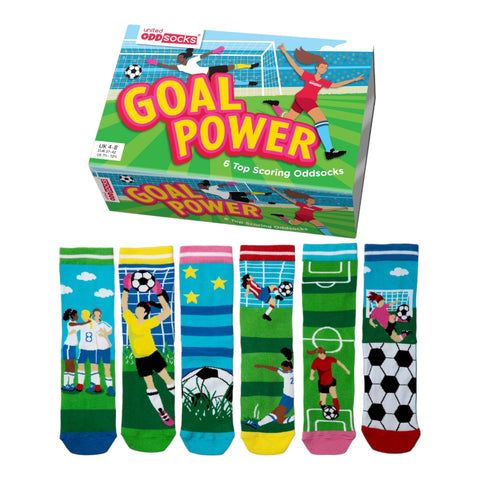 Goal Power Oddsocks Socken Frauenfußball Strumpf in 37-42 im 6er Set