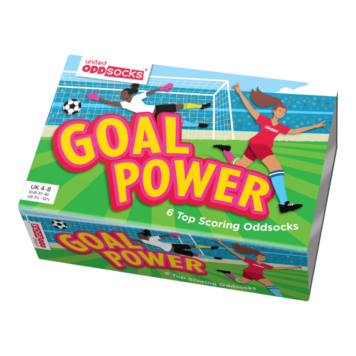 Goal Power Oddsocks Socken Frauenfußball Strumpf in 37-42 im 6er Set