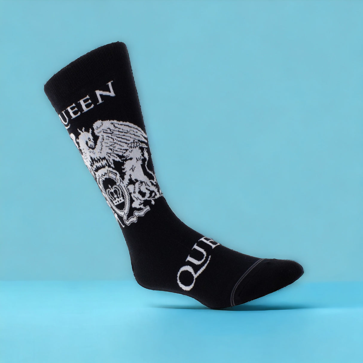 Socken Queen Fanartikel Strümpfe in schwarz mit Geschenkbox in 40-46 im Paar