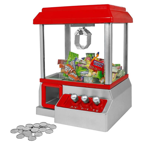 Spielzeug Süßigkeitenautomat Arcade Greifmaschine mit Münzen Candy Grabber